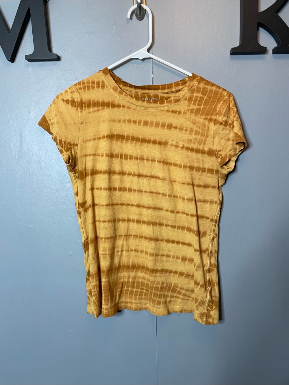 Athleta Tie-Dye Cotton T-Shirt women's size xs